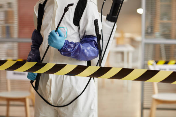 Professional Sewage Cleanup technician working in Wausau, WI